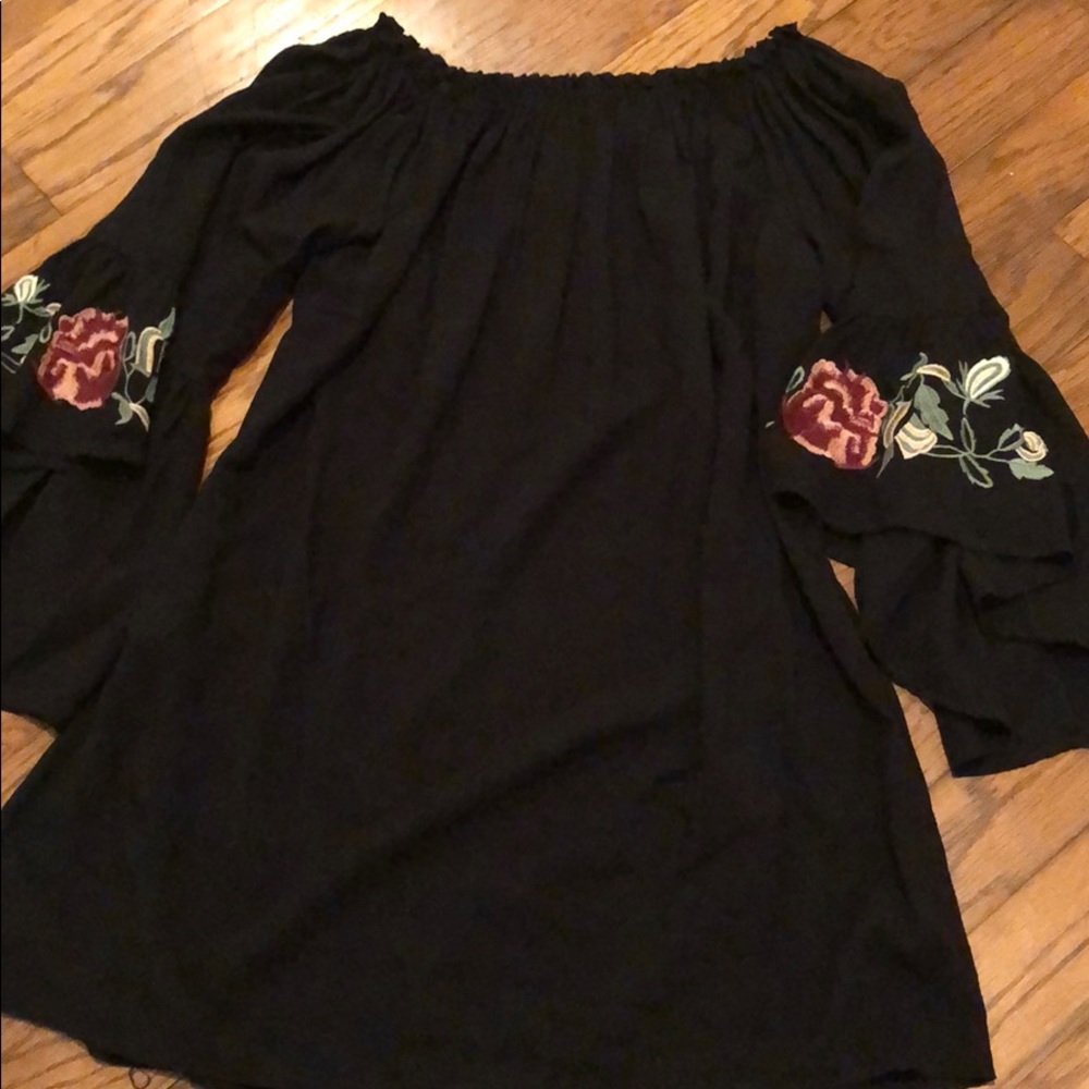 Blue rain dress